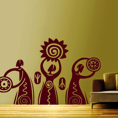 50% OFF on DeStudio DeStudio Dancing Tribals Two Wall Stickers Size GIANT WALL STICKER Sticker