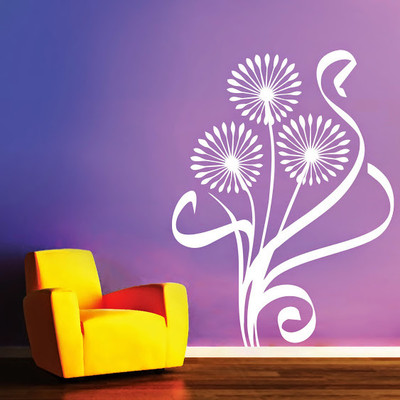 50% OFF on DeStudio DeStudio Star Flowers One Wall Stickers Size JUMBO WALL STICKER Sticker