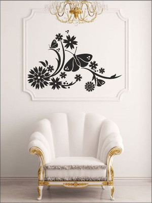 80% OFF on Wall1ders Butterfly With Flower PVC Vinyl Sticker Sticker Pack of 1 80% OFF on Wall1ders Butterfly With Flower PVC Vinyl Sticker Sticker Pack of 1