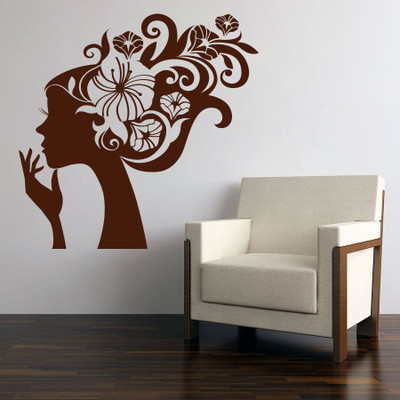 79% OFF on D��cor Kafe Decal Style Floral Lady Wall Art Small Size- 24*23 Inch Wall Sticker Sticker Pack of 1 79% OFF on D��cor Kafe Decal Style Floral Lady Wall Art Small Size- 24*23 Inch Wall Sticker Sticker Pack of 1