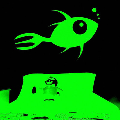 50% OFF on DeStudio Fish Glow In Dark Wall Sticker