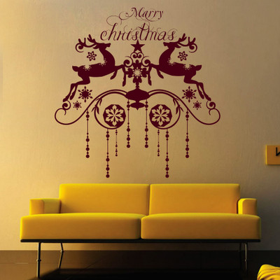 30% OFF on Creative Width Decor Christmas Reindeers Vinyl Sticker Sticker Pack of 1