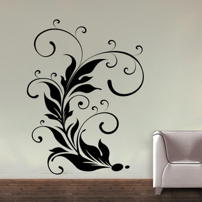 55% OFF on D��cor Kafe Decal Style Leaf Swirl Wall Sticker Tiny Size-11*15 Inch Wall Sticker Sticker Pack of 1 55% OFF on D��cor Kafe Decal Style Leaf Swirl Wall Sticker Tiny Size-11*15 Inch Wall Sticker Sticker Pack of 1