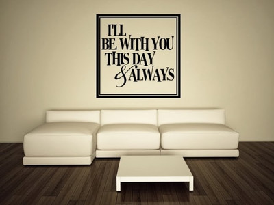 50% OFF on DeStudio DeStudio Ill Be With You One Wall Stickers Size GIANT WALL STICKER Sticker
