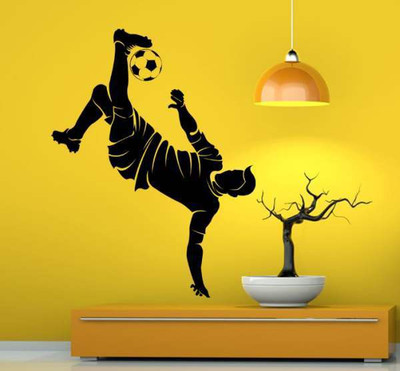 40% OFF on Hoopoe Decor A Boy Playing Skating Wall Sticker Pack of 1