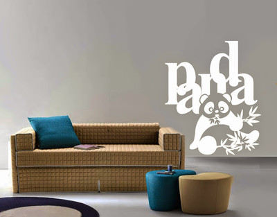 50% OFF on DeStudio DeStudio Cute Panda One Wall Stickers Size LARGE WALL STICKER Sticker