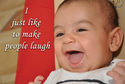 16% OFF on I Like To Make People Laugh Poster Paper Print