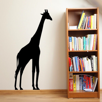 50% OFF on DeStudio Giraffe Wild Color Black Size 150 X 60 Cms Wall Sticker