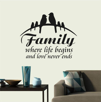 Chipakk Quotes 8- Black Medium Pigmented Polyvinyl Films Imported Sticker