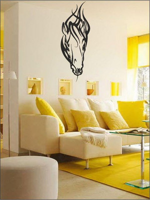 87% OFF on Wall1ders Cute Fire Horse PVC Vinyl Sticker Sticker Pack of 1