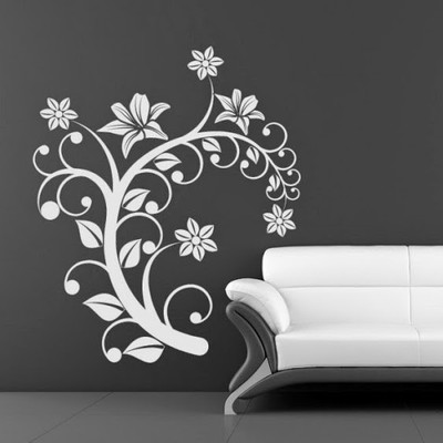 44% OFF on DeStudio Branch Floral Flowers One Size Tiny Wall Sticker