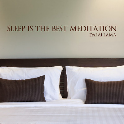 50% OFF on DeStudio Sleep Meditation Dalai Lama Decal Wall Sticker Sticker