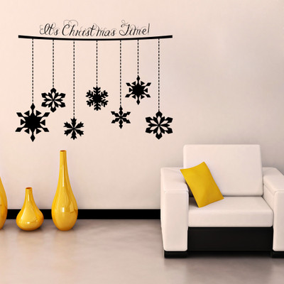 40% OFF on Creative Width Decor Christmas Time Vinyl Sticker Sticker Pack of 1