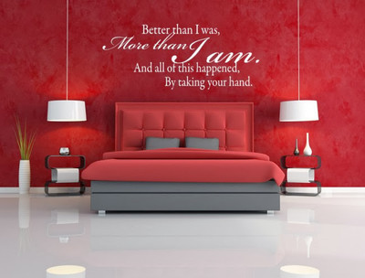 50% OFF on DeStudio DeStudio Better Than I Was One Wall Stickers Size GIANT WALL STICKER Sticker