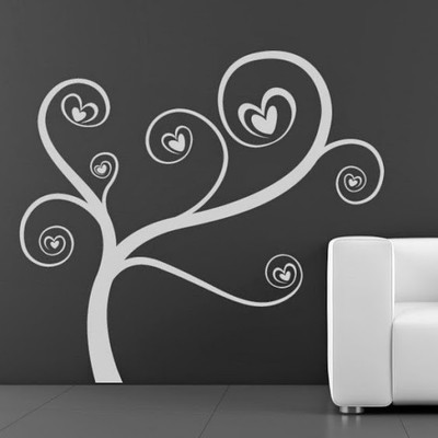 84% OFF on DeStudio Heart Tree Love Heart Branches Size Jumbo WALL STICKER Sticker