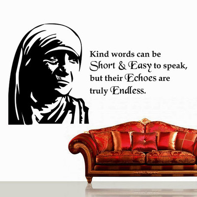 87% OFF on DeStudio Mother Teresa Size Tiny Wall Sticker