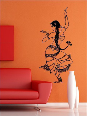 80% OFF on Wall1ders Dancing Lady Sticker Sticker Pack of 1