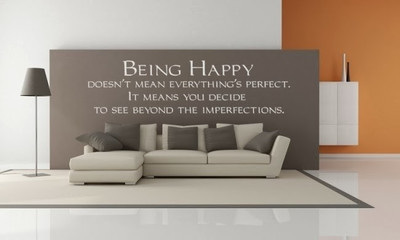 84% OFF on DeStudio DeStudio Being Happy One Wall Stickers Size JUMBO WALL STICKER Sticker