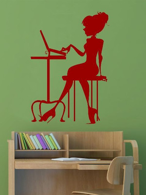 80% OFF on Wall1ders Wking Lady Sticker Sticker Pack of 1