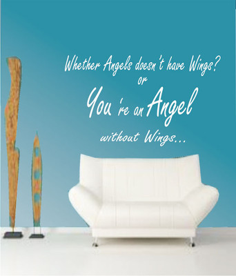 50% OFF on Ritzy You Are An Angel Living Room Wall Quotes Wall Decal Sticker