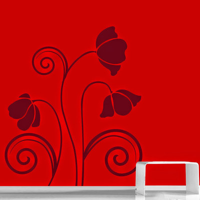 50% OFF on DeStudio DeStudio Wild Flowers Two Wall Stickers Size JUMBO WALL STICKER Sticker