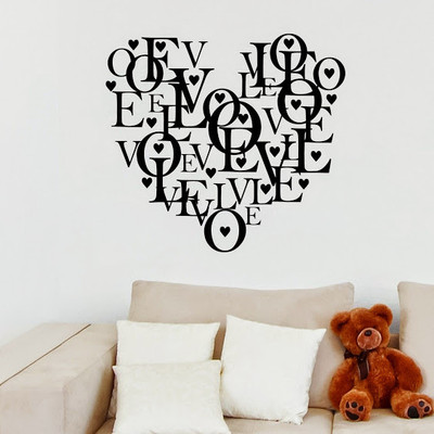 50% OFF on DeStudio Heart Love Cute Art Decal Wall Sticker Sticker 50% OFF on DeStudio Heart Love Cute Art Decal Wall Sticker Sticker