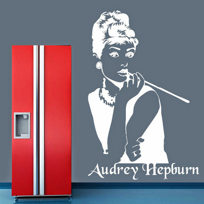 DeStudio DeStudio Audrey Hepburn One Wall Stickers Size LARGE WALL STICKER Sticker