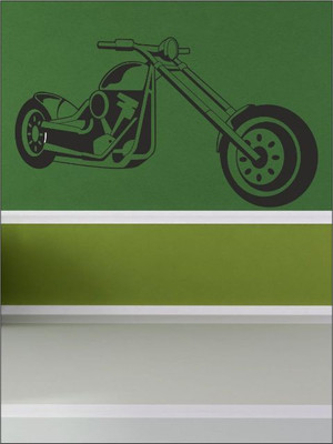 Wall1ders Chopper Bike PVC Vinyl Sticker Sticker Pack of 1