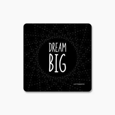 Letternote Dream Big PVC Based Magnet Sticker Letternote Dream Big PVC Based Magnet Sticker