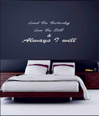 50% OFF on Ritzy Always I Will Wall Quotes Wall Decal Sticker