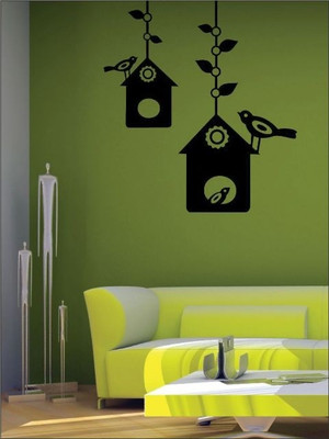 82% OFF on Wall1ders Bird Paradise PVC Vinyl Sticker Sticker Pack of 1