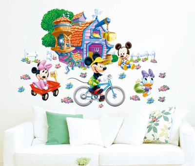 33% OFF on Pindia Mickey Mini & House Wall Sticker