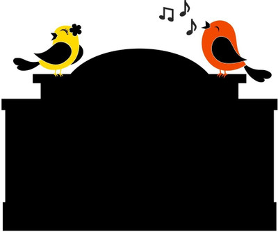 25% OFF on Chipakk Lovebirds 02 Chalkboard Decal Pigmented Polyvinyl Sticker