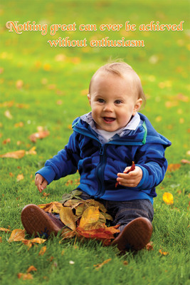 16% OFF on Awesome Quote On Enthusiasm Poster Paper Print