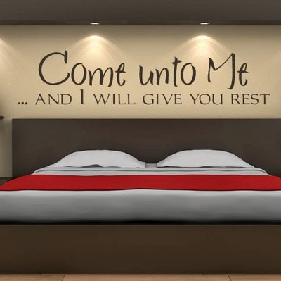 50% OFF on DeStudio DeStudio Come Unto Me And I Will Wall Stickers Size MEGA WALL STICKER Sticker