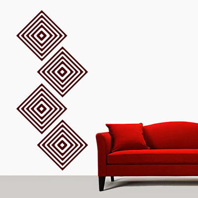 50% OFF on DeStudio DeStudio Consquares Two Wall Stickers Size LARGE WALL STICKER Sticker