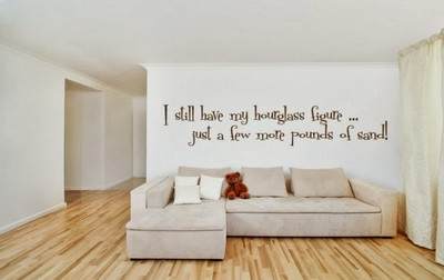 50% OFF on DeStudio DeStudio I Still Have My Hourglass One Wall Stickers Size MEGA WALL STICKER Sticker