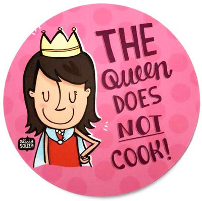 Alicia Souza The Queen Does Not Cook Paper Sticker Alicia Souza The Queen Does Not Cook Paper Sticker