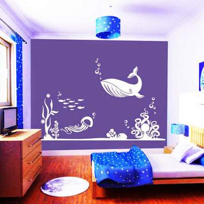 87% OFF on DeStudio DeStudio Under Water World One Wall Stickers Size TINY WALL STICKER Sticker