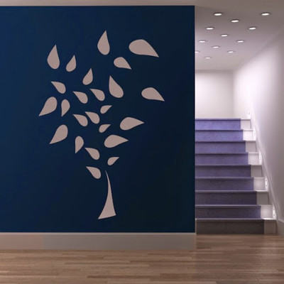 84% OFF on DeStudio Plant Leaves Nature Tree Size Jumbo WALL STICKER Sticker