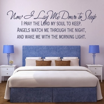 50% OFF on DeStudio DeStudio Now I Lay Me Down Wall Stickers Size GIANT WALL STICKER Sticker