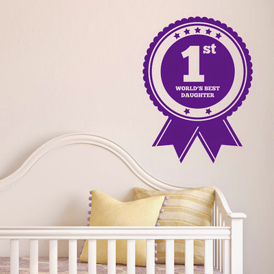 50% OFF on DeStudio Best Daughter Badge Medal Decal Wall Sticker Sticker 50% OFF on DeStudio Best Daughter Badge Medal Decal Wall Sticker Sticker