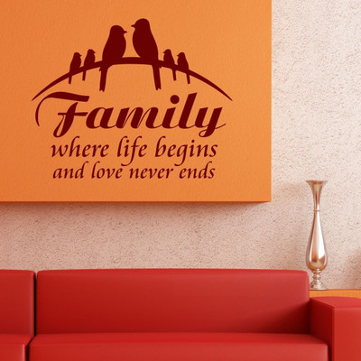 Chipakk Quotes 8- Maroon Medium Pigmented Polyvinyl Films Imported Sticker