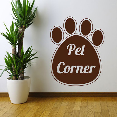 50% OFF on DeStudio Pets Home Dog Kitchen Living Wall Sticker Sticker
