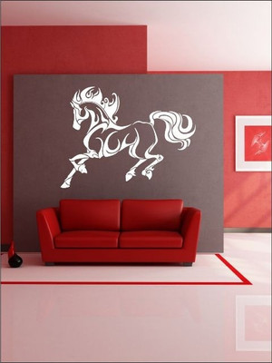 80% OFF on Wall1ders Vastu Horse PVC Vinyl Sticker Sticker Pack of 1