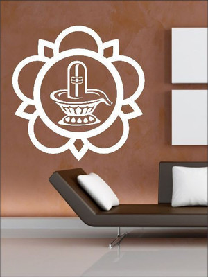 84% OFF on Wall1ders Lotus Shiva Sticker Sticker Pack of 1