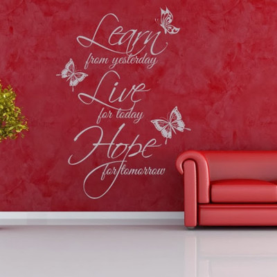 50% OFF on DeStudio DeStudio Learn Live Wall Stickers Size GIANT WALL STICKER Sticker