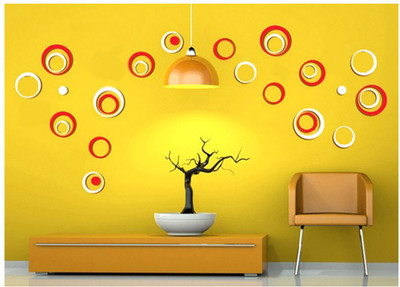 54% OFF on WoW Wall Stickers 3D Red & White 10 Circle Medium Acrylic Sticker 54% OFF on WoW Wall Stickers 3D Red & White 10 Circle Medium Acrylic Sticker