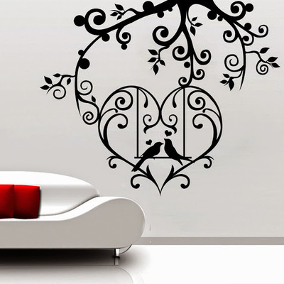 66% OFF on DeStudio DeStudio Birds In Love Wall Stickers Size SMALL WALL STICKER Sticker