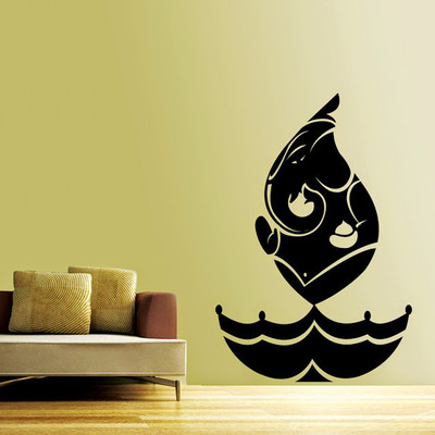 50% OFF on DeStudio DeStudio Ganesha In Flame Wall Stickers Size SUPER WALL STICKER Sticker